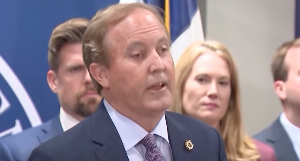 Texas Attorney General Ken Paxton (R) Screenshot_YouTube